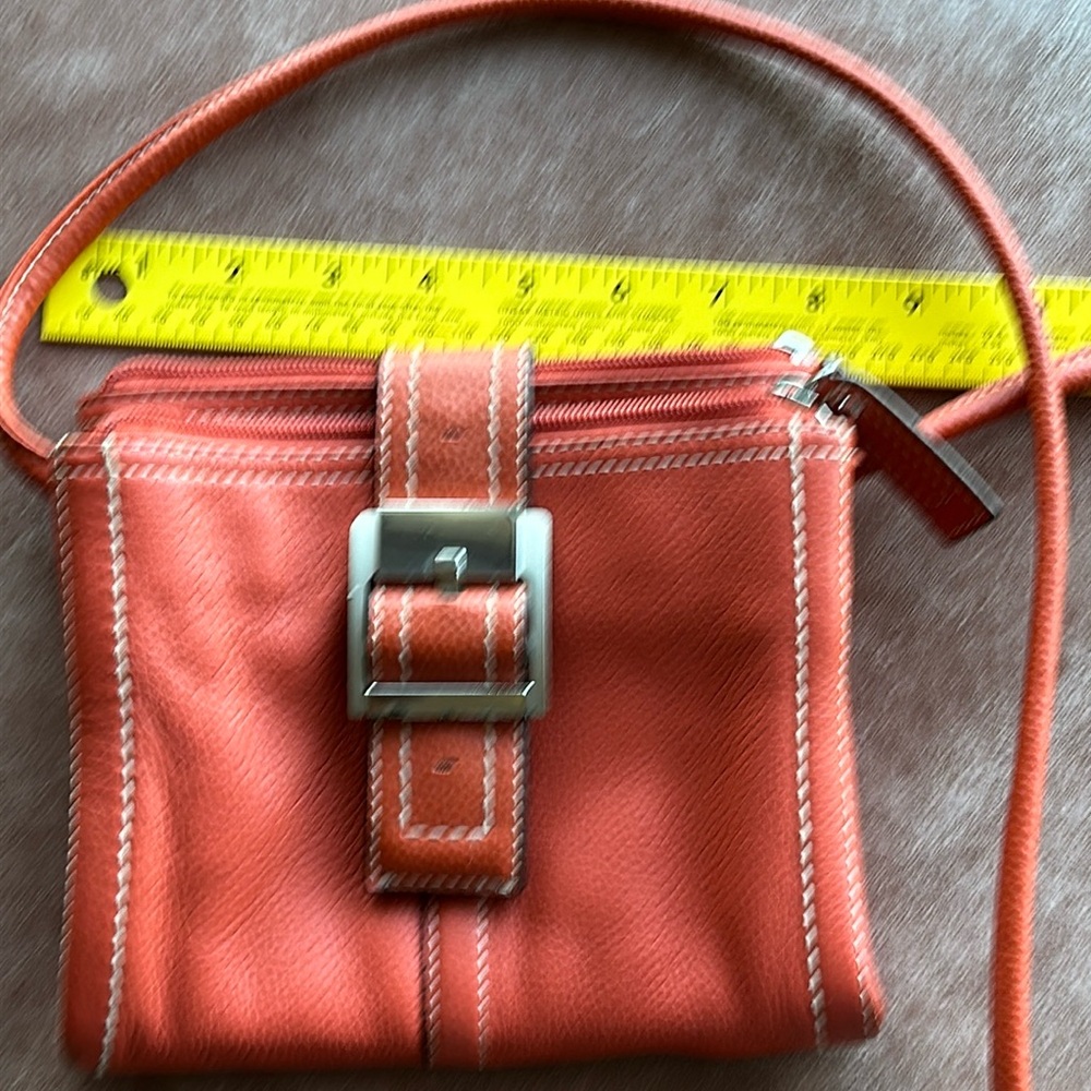 Orange 🍊 small shoulder, wallet/purse.